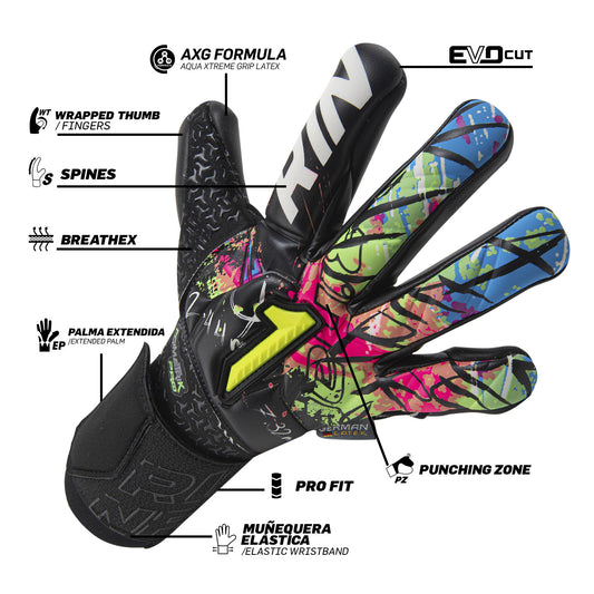 RINAT ASIMETRIK PRO NG Black/Pink/Green